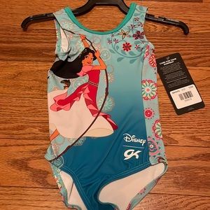 Brand new with tags GK Elite DISNEY Leotard GYMNASTICS Swing Into Adventure CXS